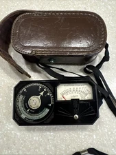 Weston Leicameter Model 650 Light Exposure Meter w/Case