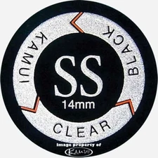 Kamui Clear - Black - Super Soft - Layered Pool Cue Stick Tip - SHIPS FAST!