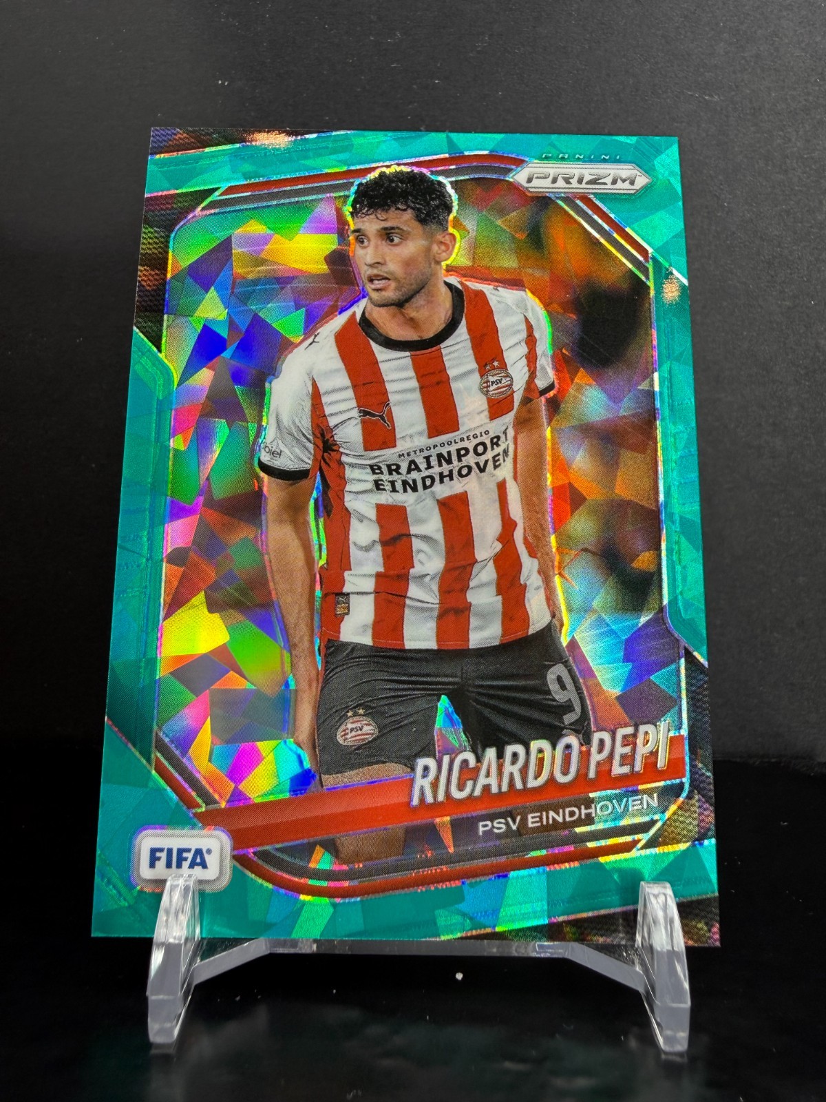 CZ2-865 - 2025-26 Panini Prizm FIFA - Ricardo Pepi #275 - /99 - Teal Cracked Ice
