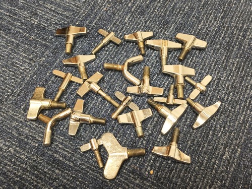 Job Lot of Wingbolts WIng Bolts For Drum Kit - Cymbal Stands etc