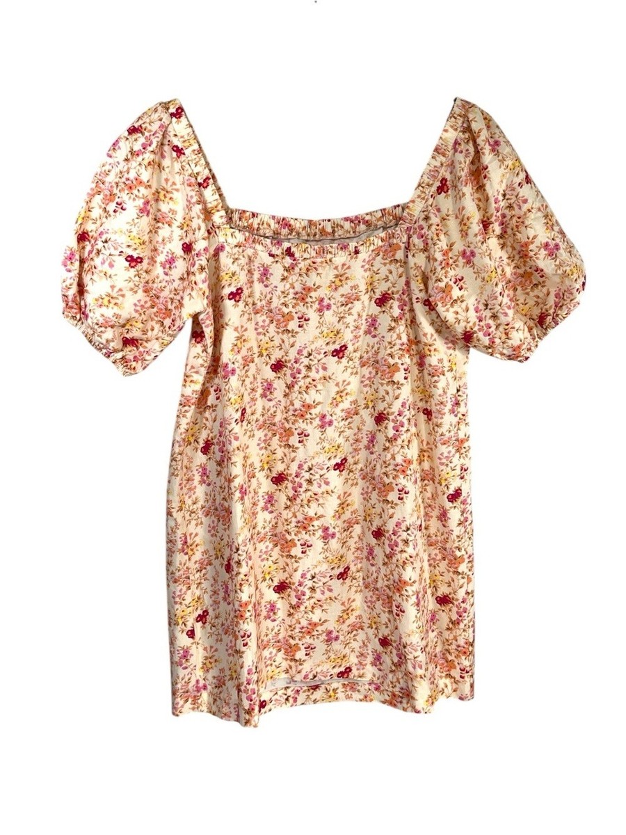 Auguste The Label Fern Savannah mini dress in Cream and Pink Size US 10 View 6