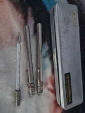 Vintage Thermometer Probe in Metal case - Please see description