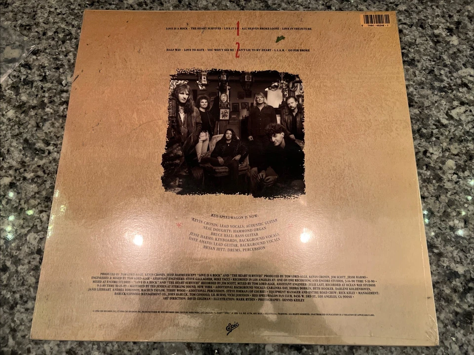 Sealed REO SPEEDWAGON - The Earth a Small Man His Dog and a Chicken LP Epic - Image 2 of 4