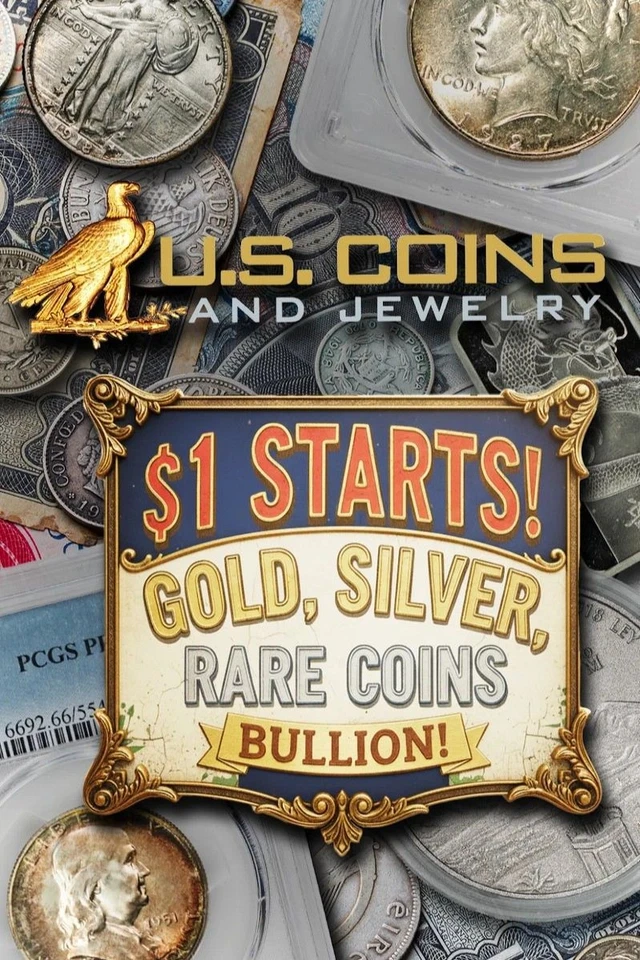 Mega Metal Deals! $1 Starts⚡Dollars, Casino Tokens, Gold 🔥 Fast Auctions!