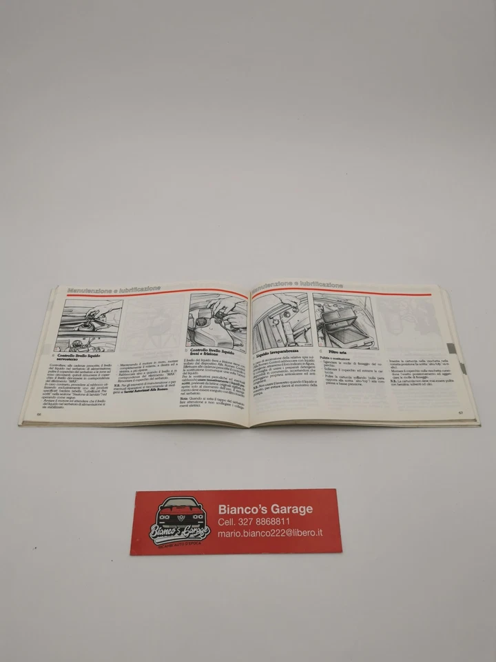 Libretto Uso E Manutenzione Alfa Romeo 164 TD - Immagine 3 di 4