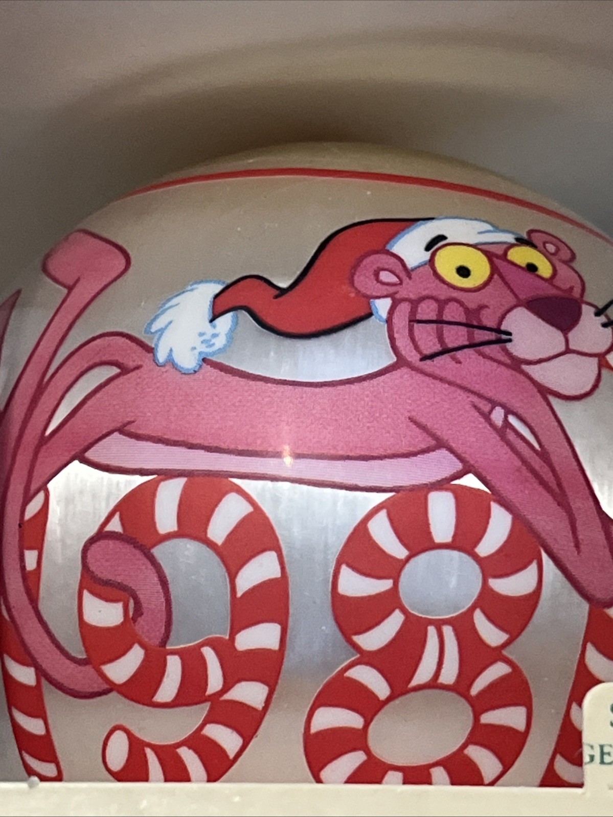 Ambassador 1981 Pink Panther Vintage Satin Ornament Collectible