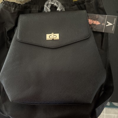 NEW Vanessa Williams Posh Collection Black Backpack Handbag