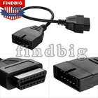 12 Pin OBD1 To 16 Pin OBD2 Convertor Adapter Cable For GM Diagnostic Scanner