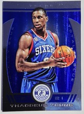 2013-2014 Totally Certified Totally Platinum Blue /49 Thaddeus Young #125 🔵✨️