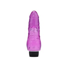 Loving Joy 7 inch Realistic Vibrator Clit Stim Sex Toy Vibe Purple