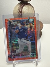 2025 Topps Chrome Will Wagner Orange Sonar /25 RC Rookie #137 Blue Jays 04/25