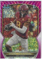 2022 Bowman Chrome U XAVIER HUTCHINSON Iowa St Fuchsia Mini Diamond #32 #'d/150