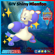 ✨ Shiny Mienfoo 6IV ✨ Pokemon Sword & Shield 🚀 Fast 🚀