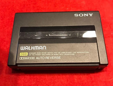 Sony Walkman WM-150 Cassette Player Black Portable Audio 1988 Retro Japan