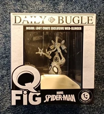 Marvel's Spider-Man Q-Fig Figure by Quantum Mechanix Qmx Loot Crate June 2017 Ex