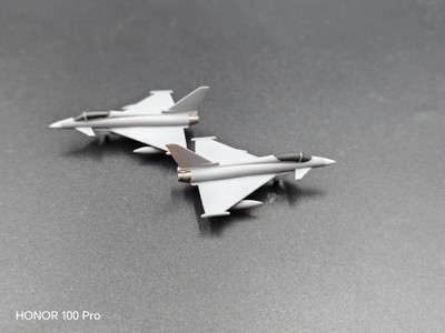 3D-printed 1/500 Eurofighter Typhoon Fighter EF2000 Painted finished model（2pcs)