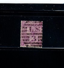 Great Britain SC# 51 Used 1867-80 QV 6p Red Violet Plate #9