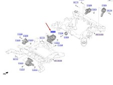Kia Ev6 Cv Motor Mountting Bracket arrière 218G0GI000 Nouveau authentique