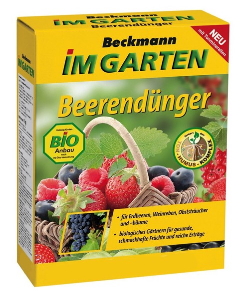Beckmann BeerendüNger Organisch 2,5 Kg FüR Ca. 25 M²-image