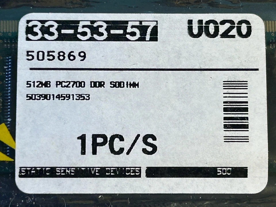 PC2700 DDR Pair of 256MB Memory Total 512MB RAM - Image 2 of 4