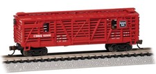Bachmann 19751 N CB&Q Animated Stock Car with Cattle #52105