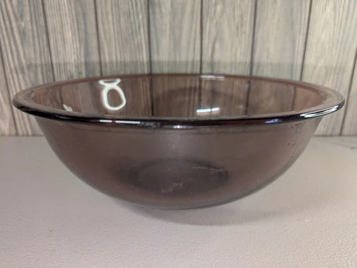 Vtg Pyrex Amber #326 Mixing Glass Bowl