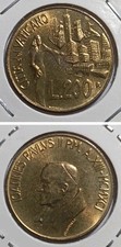 Città del Vaticano 200 lire, 1991     km  232