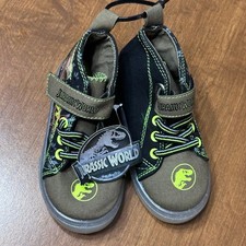 JURASSIC WORLD Boys lighted footwear NWT