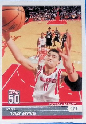 YAO MING  ROCKETS   2007-08 TOPPS 50th ANNIVERSARY #31