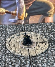Black Kitten painted miniature Dungeons  Dragons D D animal druid familiar cat