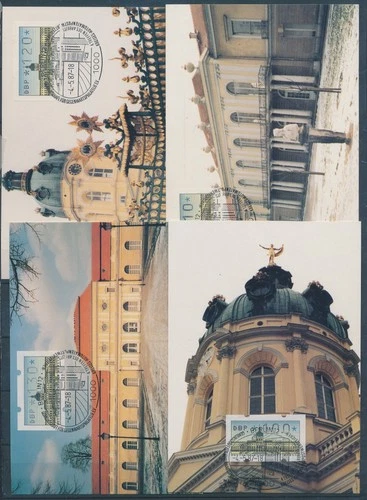 XE59701 Germany 1987 Berlin ATM stamps maxicards used