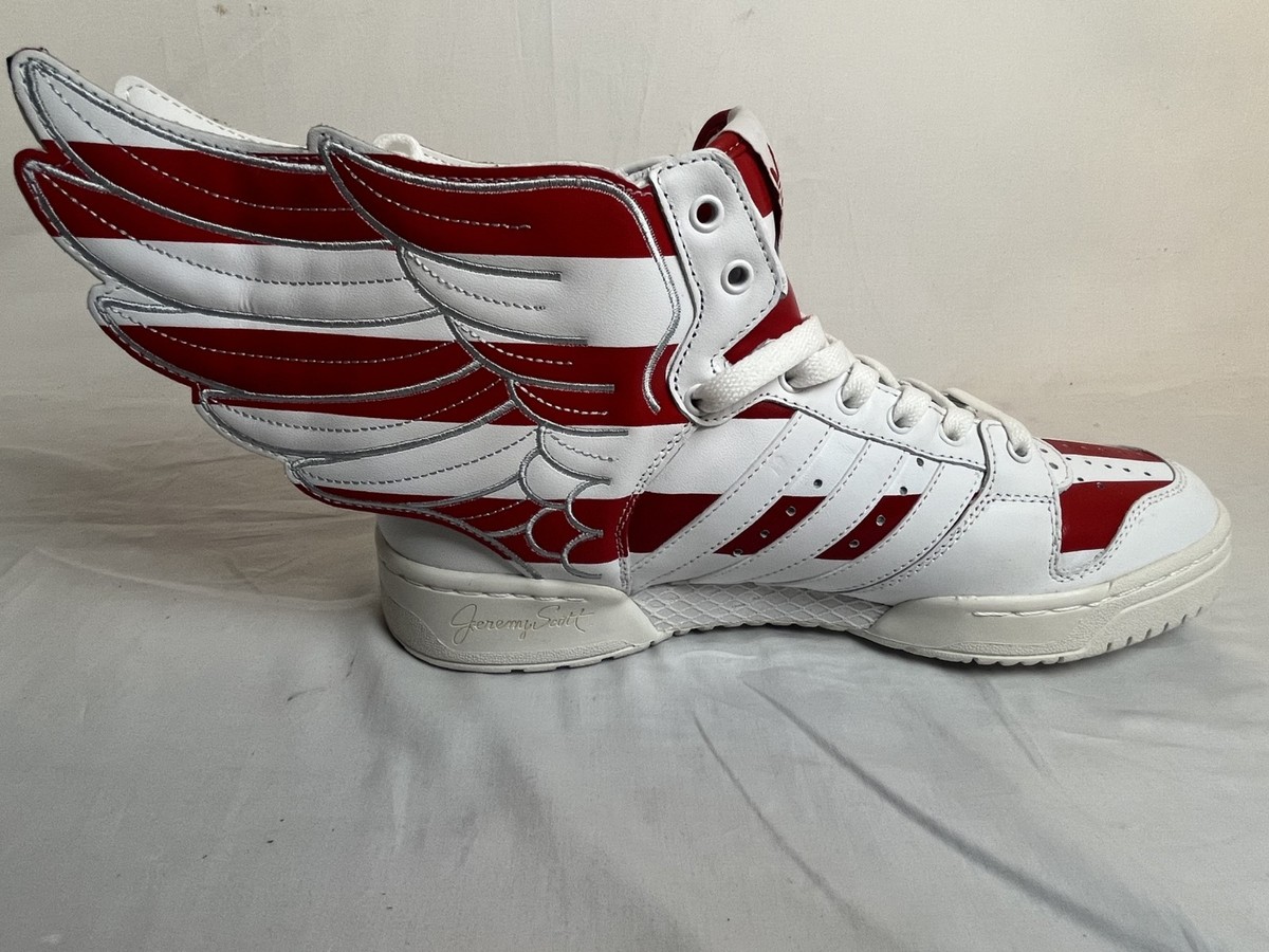 Jeremy Scott Wings 2.0, SZ 9M,hand signed by JS at Shoebiz in SF 8
