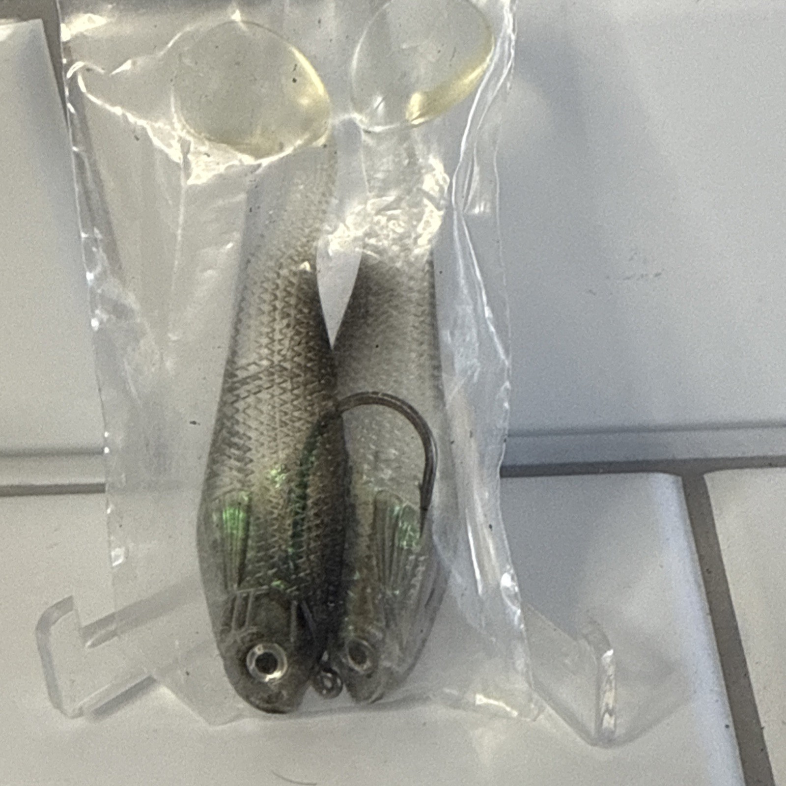 Creme Spoiler Shad 3" Swimbait 2pk - Sealed New - Image 3