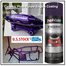 Plum Purple Coating Caliper Brake Rotor Drum Engine Blocks High Temp Paint Spray