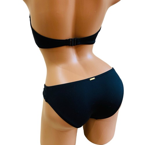 Victoria’s Secret Swim V-splice Ruched Bandeau + Bikini Bottom - Picture 2 of 2