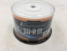 OQ 6x 50GB Blu-ray BD-R DL WHT Inkjet Printable OQBDRDL06WIPH-50 FREE S/H