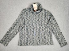 Knox Rose Women's Sweater Cowl Neck Size XXL Green Multi NWT Long Sleeve Top