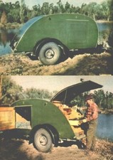 VINTAGE TEARDROP TRAILER PLANS 6 DIFFERENT PDF