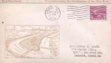 681 2c OHIO RIVER - Scarce C.E.Nickles #14