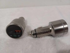 2pk FM Transmitter for Car Bluetooth 5.3 All-Metal PD 30W  QC3.0 18W Fast Car