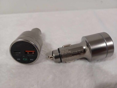 2pk FM Transmitter for Car Bluetooth 5.3 [All-Metal] PD 30W & QC3.0 18W Fast Car