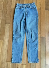 Vintage 90s Levis 512 Slim Tapered Jeans Womens 7 Blue Denim Y2K 1996 High Rise