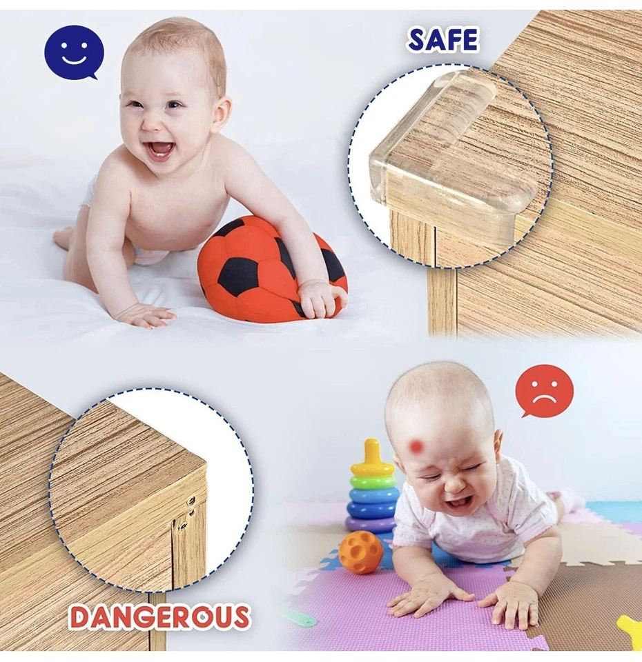 Paraspigoli per Bambini, 16 Pezzi Trasparenti Paraspigoli Bambini Para Spigoli B - Immagine 4 di 4