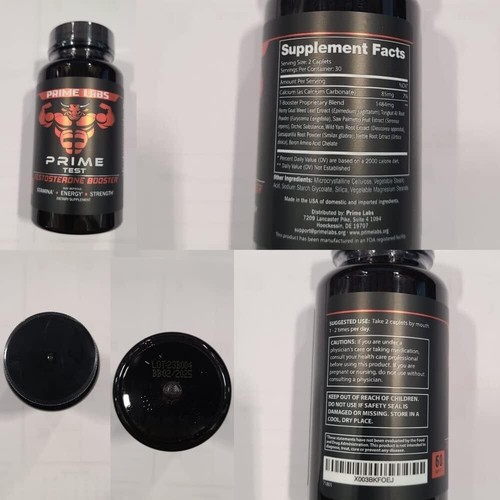 Prime Labs - Men's Testosterone Booster - Stamina, Endurance, & Strength Booster - Picture 8 of 8