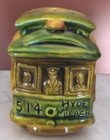 Vintage Ceramic Bank San Francisco Powell Mason Hyde Trolley Cable Car — photo 4