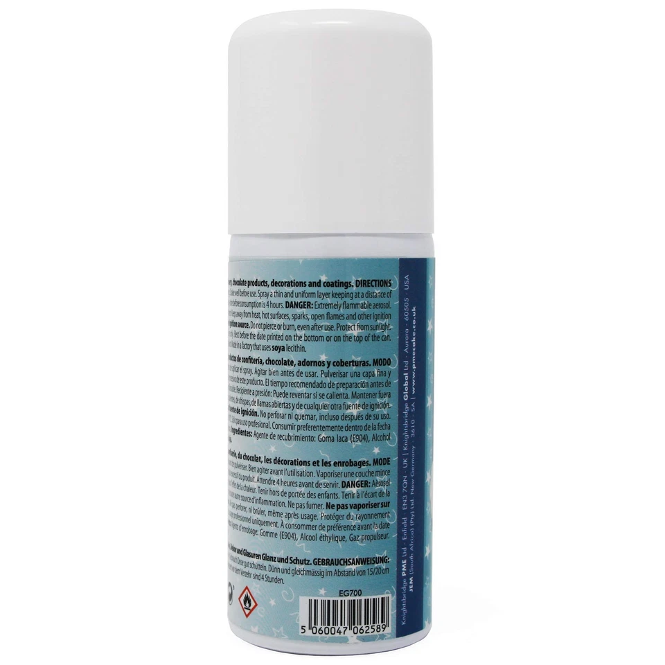 PME Spray Esmalte Comestible 100ml Colorante Alimentario Transparente para Pasteles y Golosinas Foto 3 de 4