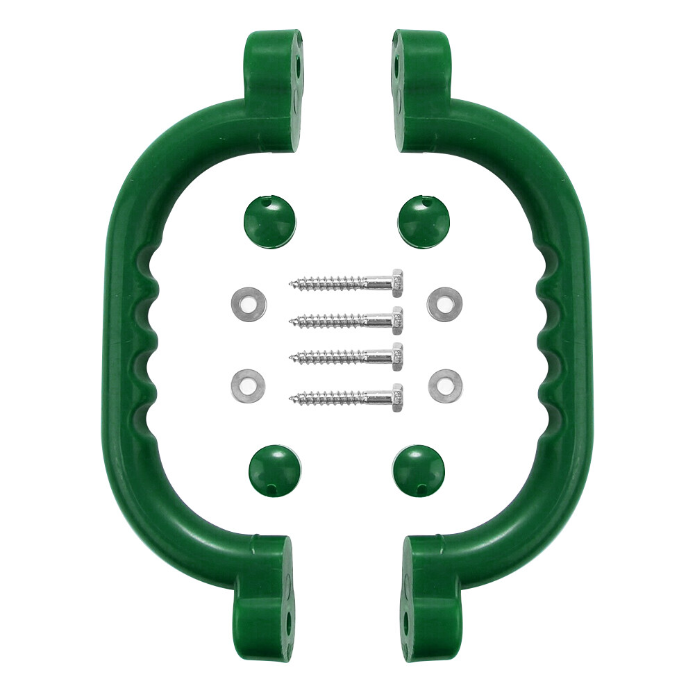 Kids Playground Nonslip Safety Grab Handles Mounting Hardware (Dark