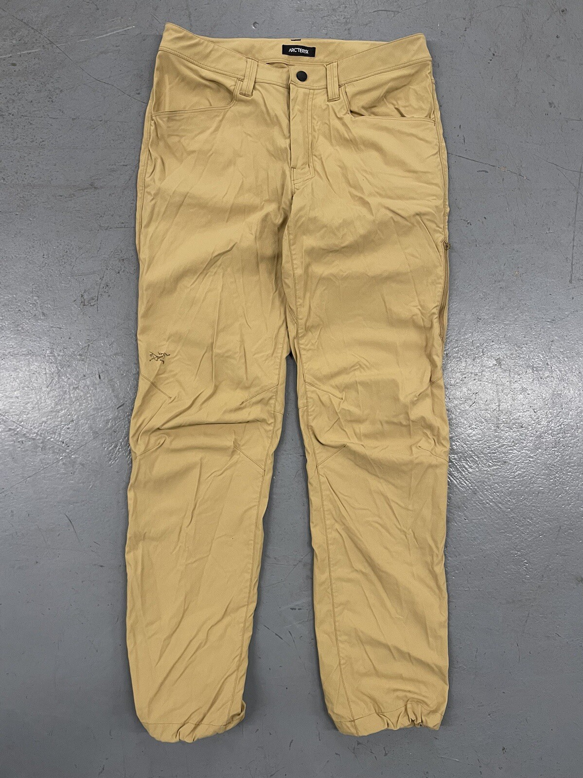 Arcteryx Russet Pants Mens 32x30 Tan Nylon Hiking Tech Lightweight Straight