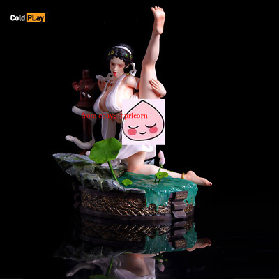 Coldplay Studio Lady White Snake 1/4 Collectible Resin Statue Model Cast Off