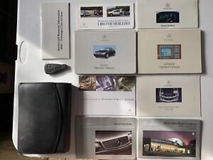 MERCEDES BENZ 2000 S-CLASS OWNER'S MANUAL SET All Books W/ CASE & Extra Key | eBay